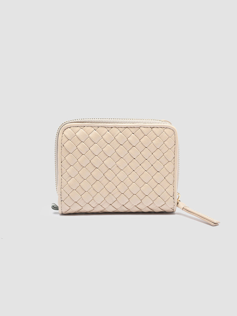 JULIET 102 - Ivory Leather Zip-Around Wallet  Officine Creative - 3