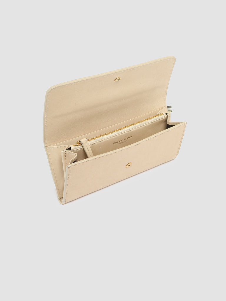 POCHE 09 - Ivory Nappa Leather Wallet