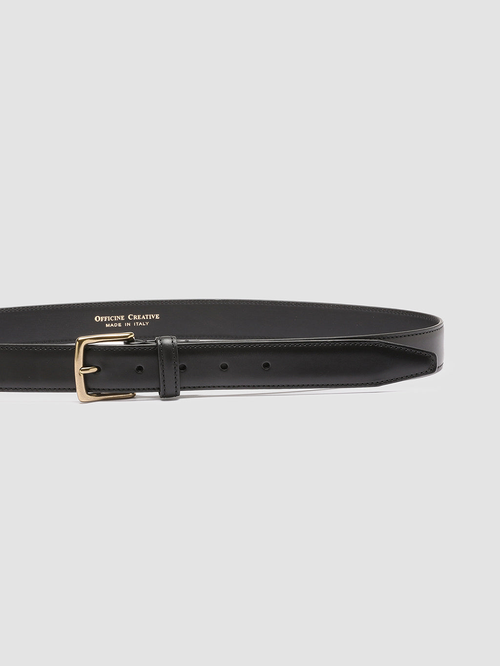 OC STRIP 05 - Black Leather Belt  Officine Creative - 4