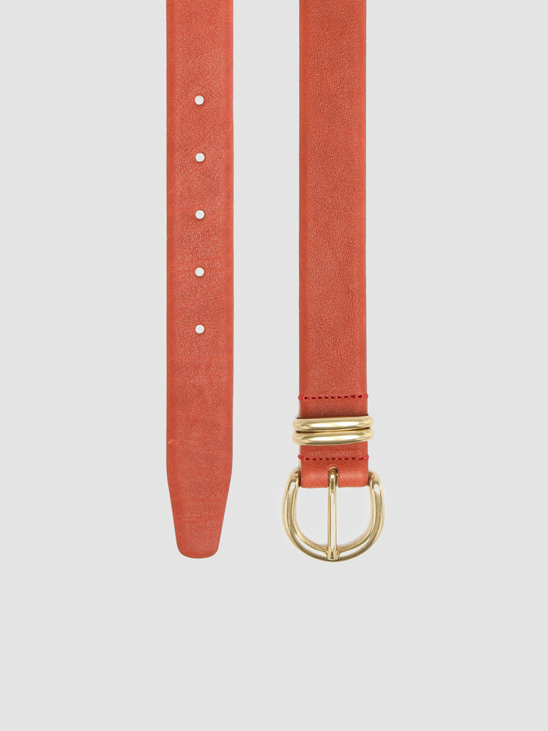 OC STRIP 46 - Red Leather Belt