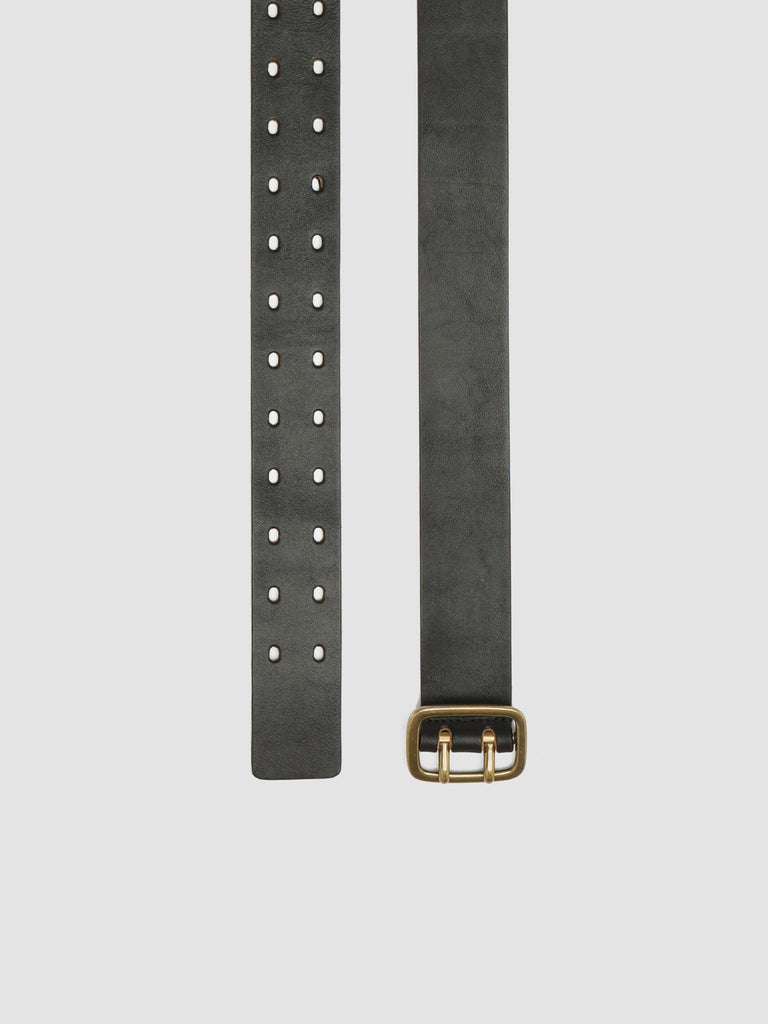 OC STRIP 062 - Black Nappa Leather Belt