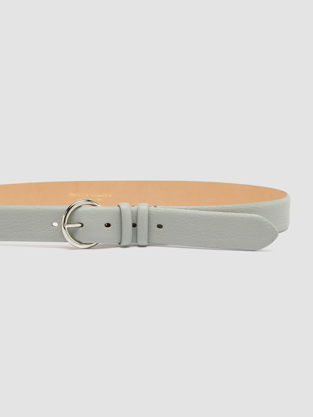 OC STRIP 065 - Grey Leather Belt  Officine Creative - 4