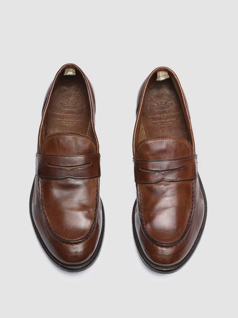 ARC 509 - Brown Leather Penny Loafers