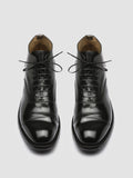 BALANCE 009 - Black Leather Lace Up Ankle Boots Men Officine Creative - 2