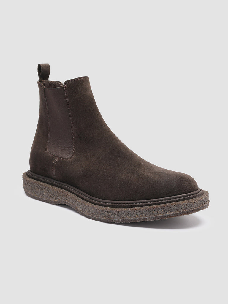 BULLET 002 - Grey Suede Chelsea Boots