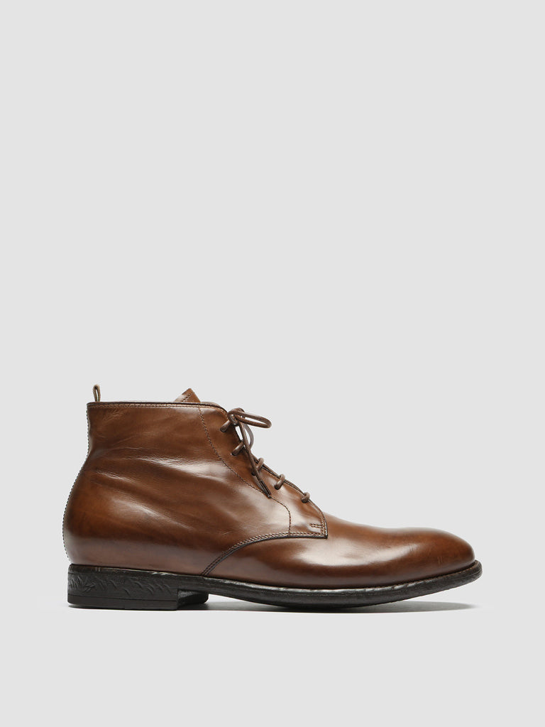 EMORY 023 - Brown Leather Ankle Boots