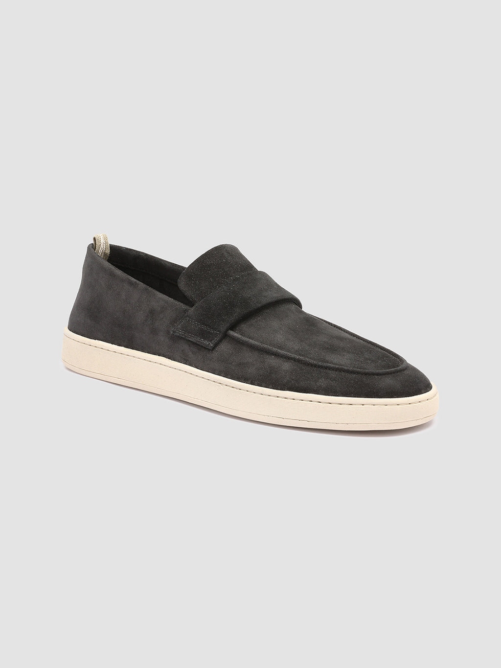 HERBIE 001 - Black Suede Penny Loafers  Men Officine Creative - 3