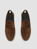 HERBIE 001 - Light Brown Suede Penny Loafers  Men Officine Creative - 2