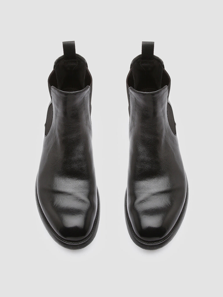 HIVE 007 - Black Leather Chelsea Boots