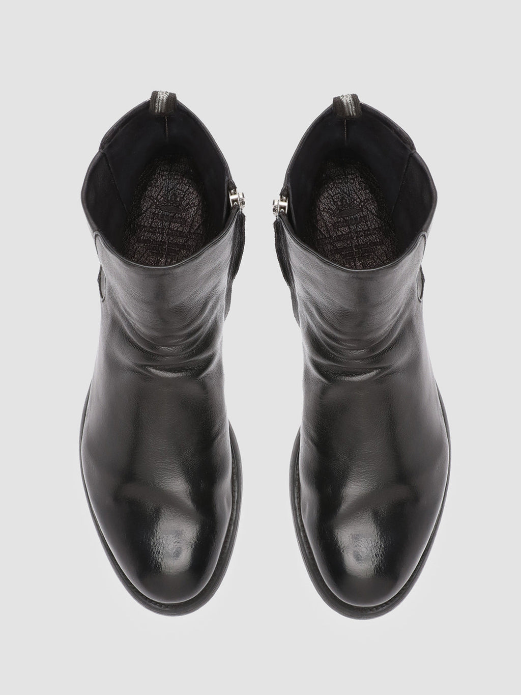 HIVE 036 - Black Leather Ankle Boots Men Officine Creative - 2