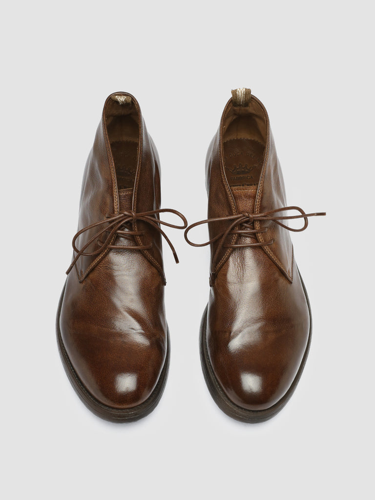 HIVE 050 - Brown Leather Chukka Boots