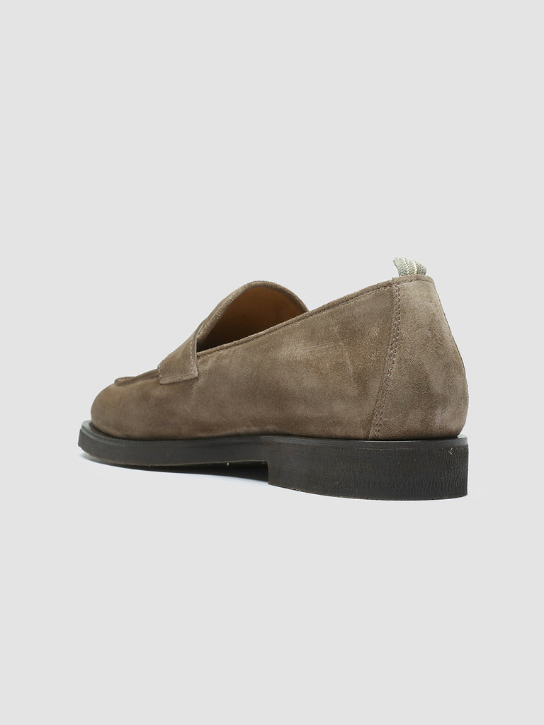 OPERA FLEXI 101 - Taupe Suede Penny Loafers men Officine Creative - 4