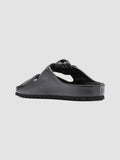 PELAGIE 010 - Black Leather sandals Women Officine Creative - 4