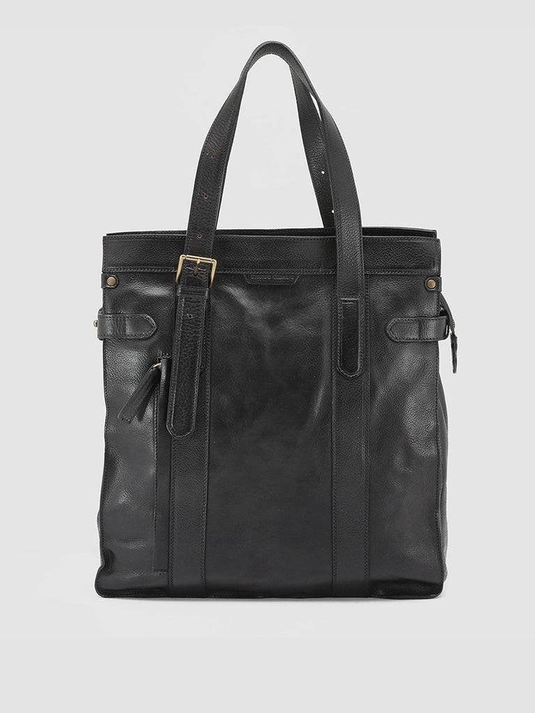 RARE 23 - Black Leather Hand Bag