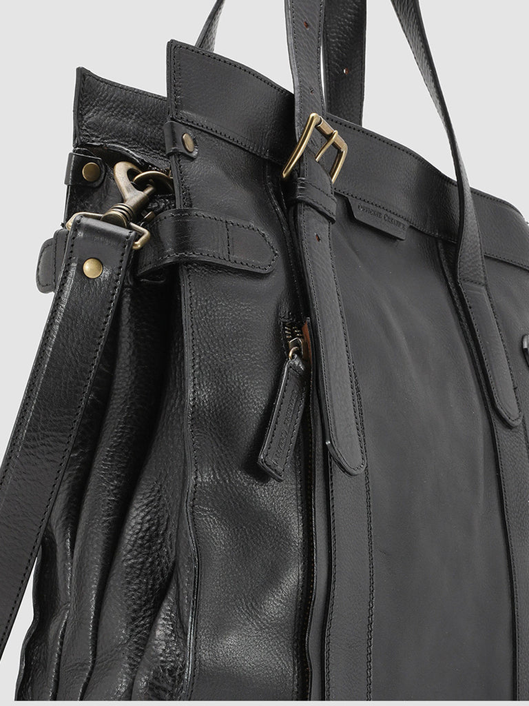 RARE 23 - Black Leather Hand Bag