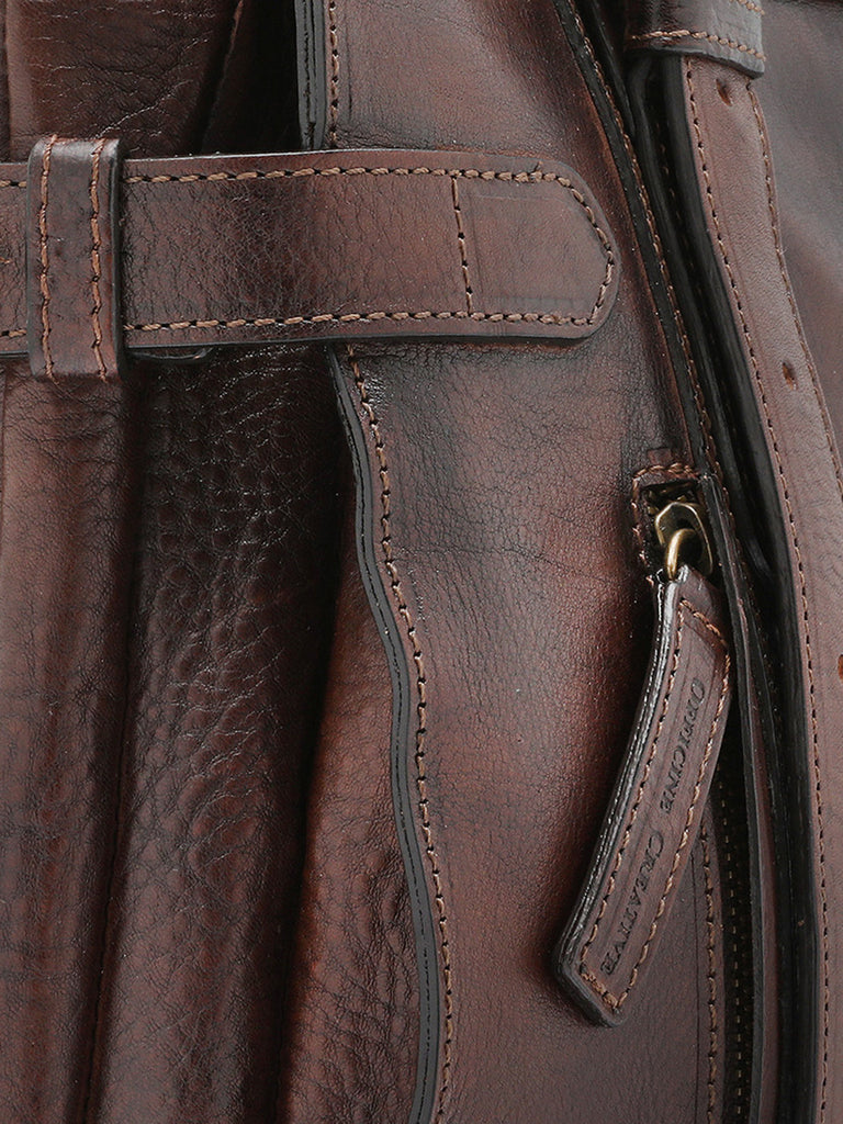RARE 23 - Brown Leather Hand Bag