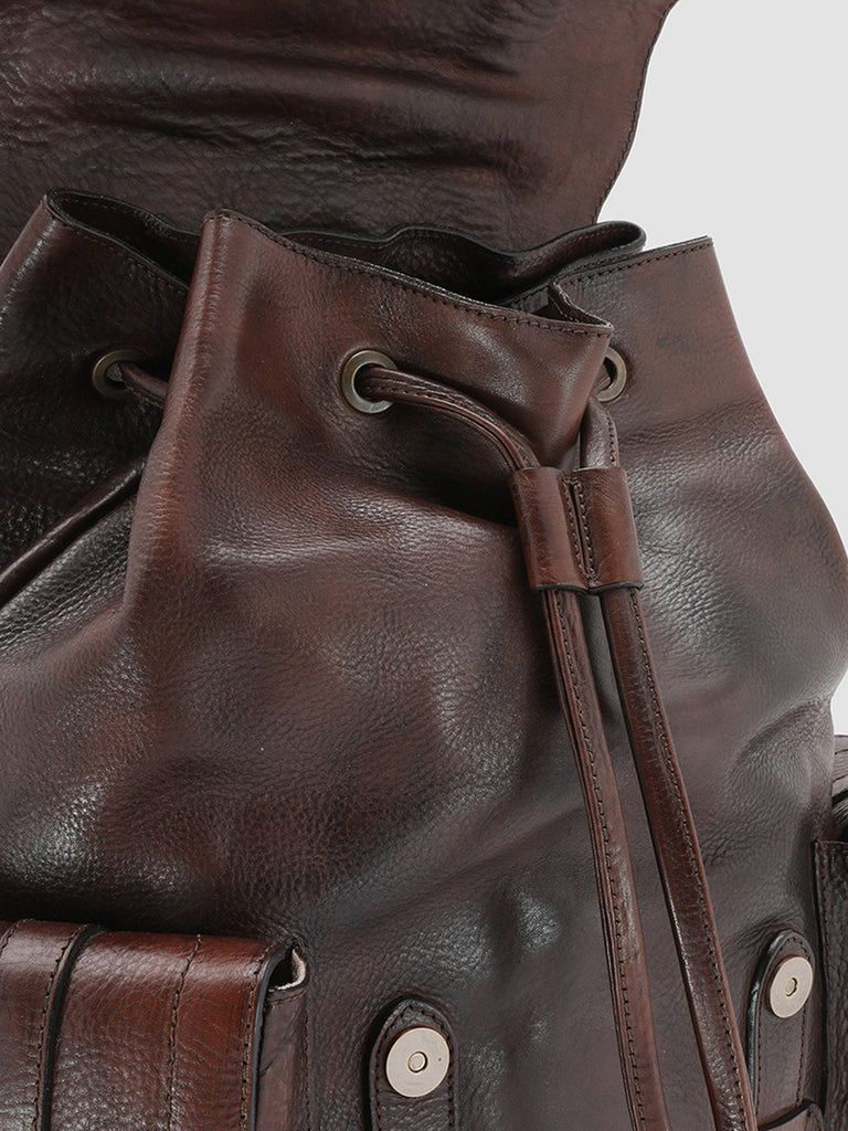 RARE 27 - Brown Leather Backpack