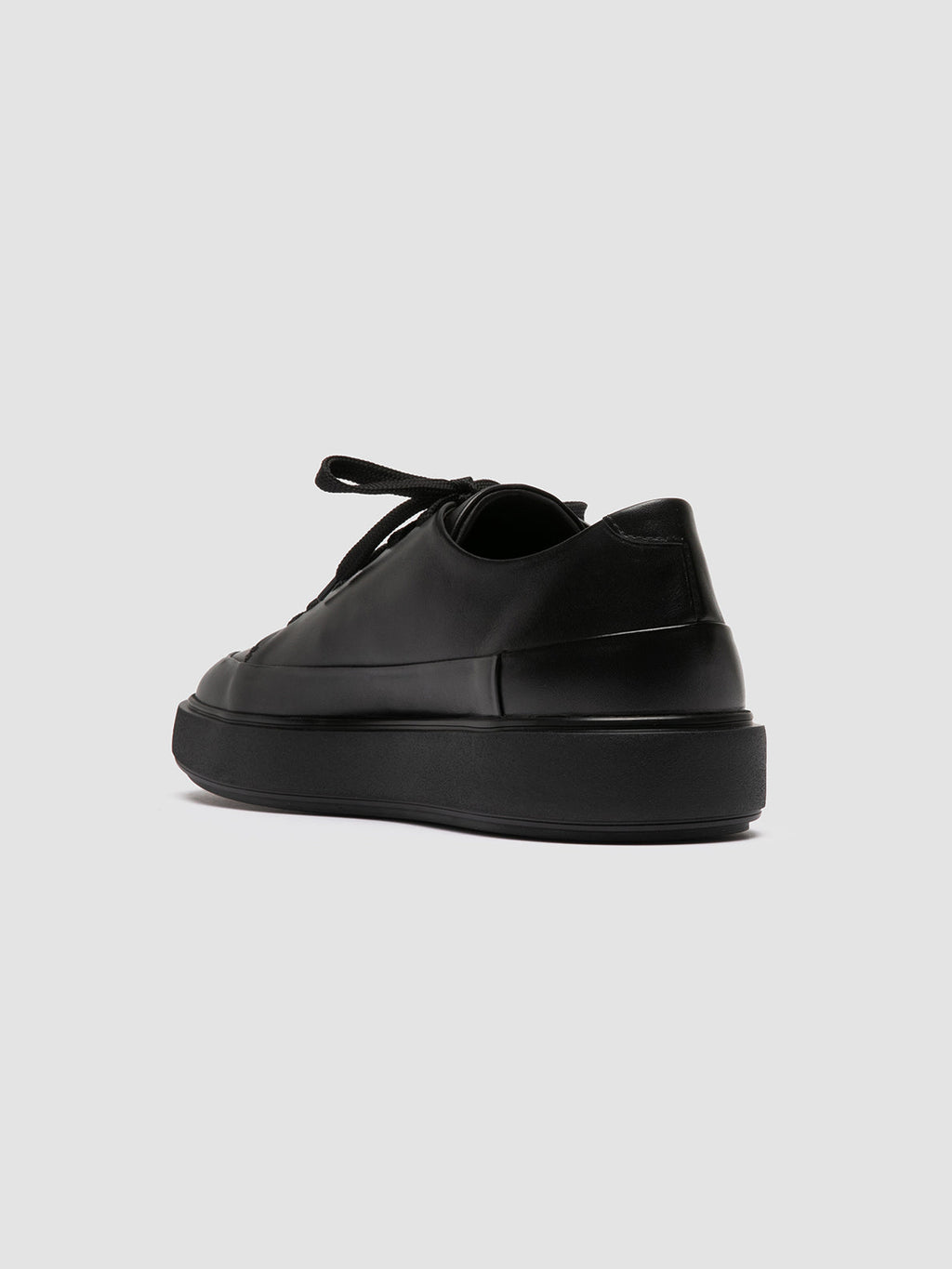 RELEASE 001 - Black Leather Low Top Sneakers Men Officine Creative - 4