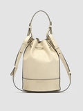 SADDLE 08 - Ivory Leather Bucket Bag  Officine Creative - 4