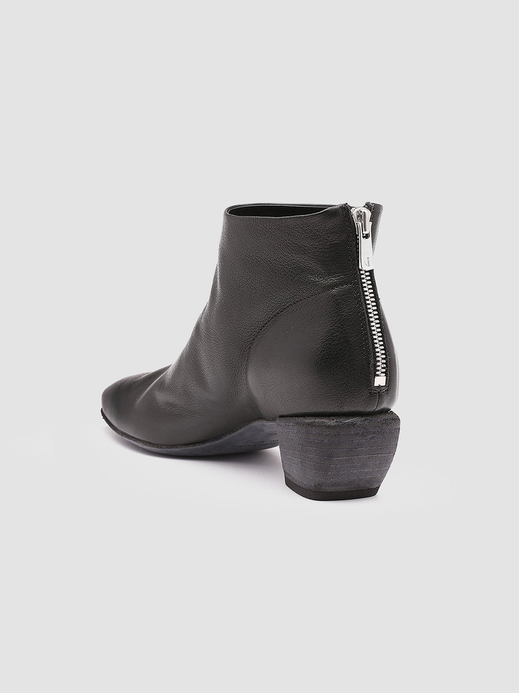 SALLY 001 - Black Leather Booties Women Officine Creative - 4