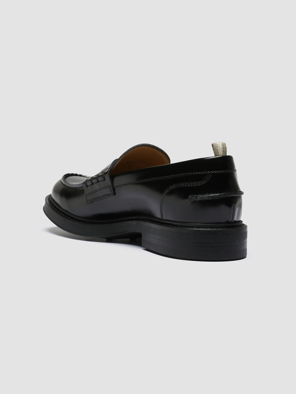 UNIFORM 001 - Black Leather Loafers Men Officine Creative - 4